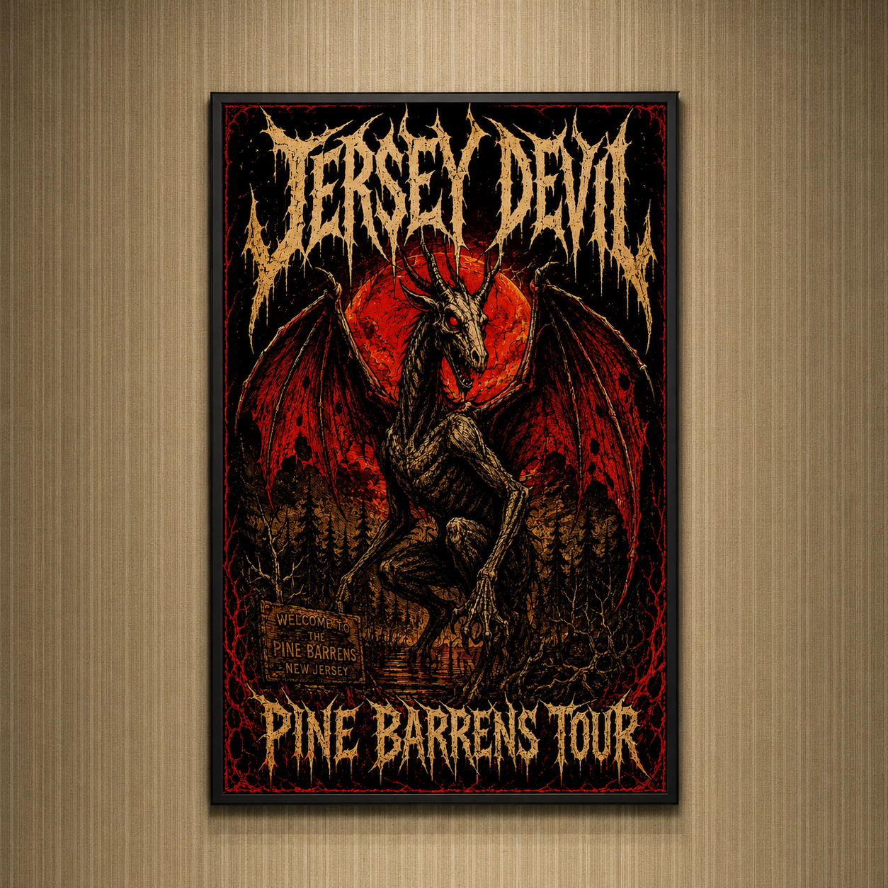 Jersey Devil Pine Barrens Tour Print - True Jersey