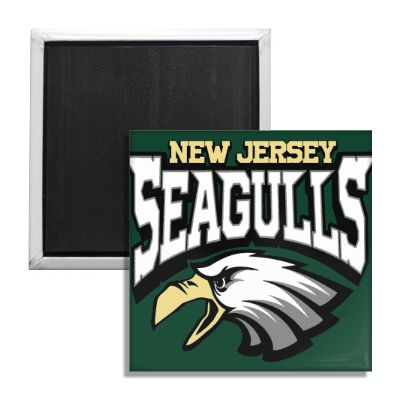 New Jersey Seagulls Fridge Magnet - Shady Front