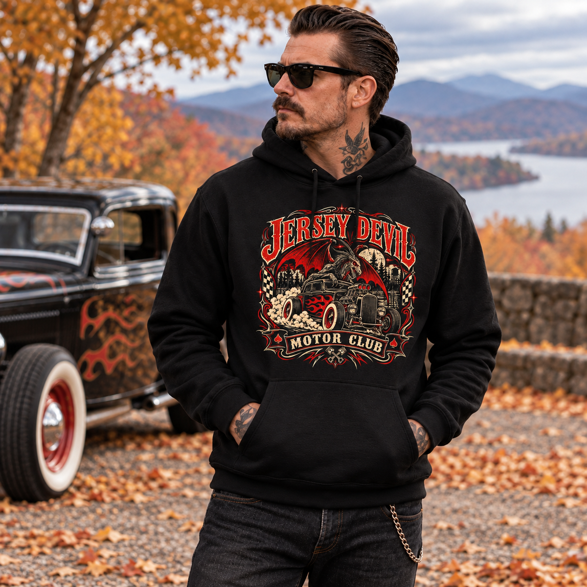 Jersey Devil Motor Club Hoodie