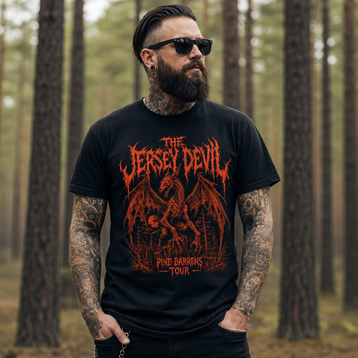 Jersey Devil Pine Barrens Tour T-Shirt - True Jersey