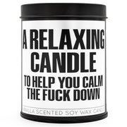A Relaxing Candle to Calm Scented Candle - Shady Front