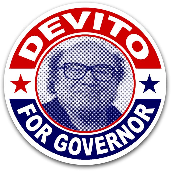 Devito for Governor Car Magnet - Shady Front