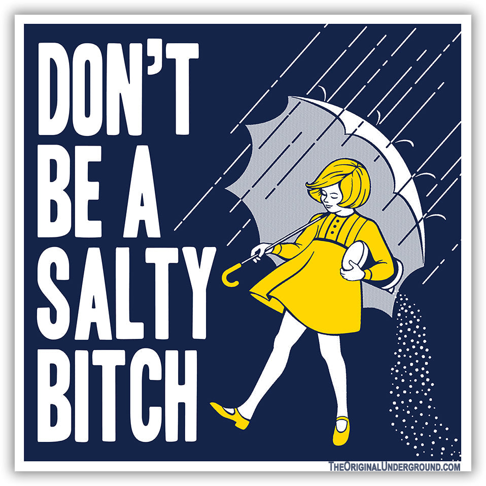 Don't Be a Salty Bitch Car Magnet - True Jersey
