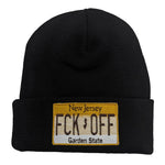 "FCK OFF" License Plate Beanie