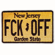 "FCK OFF" License Plate Patch - Shady Front