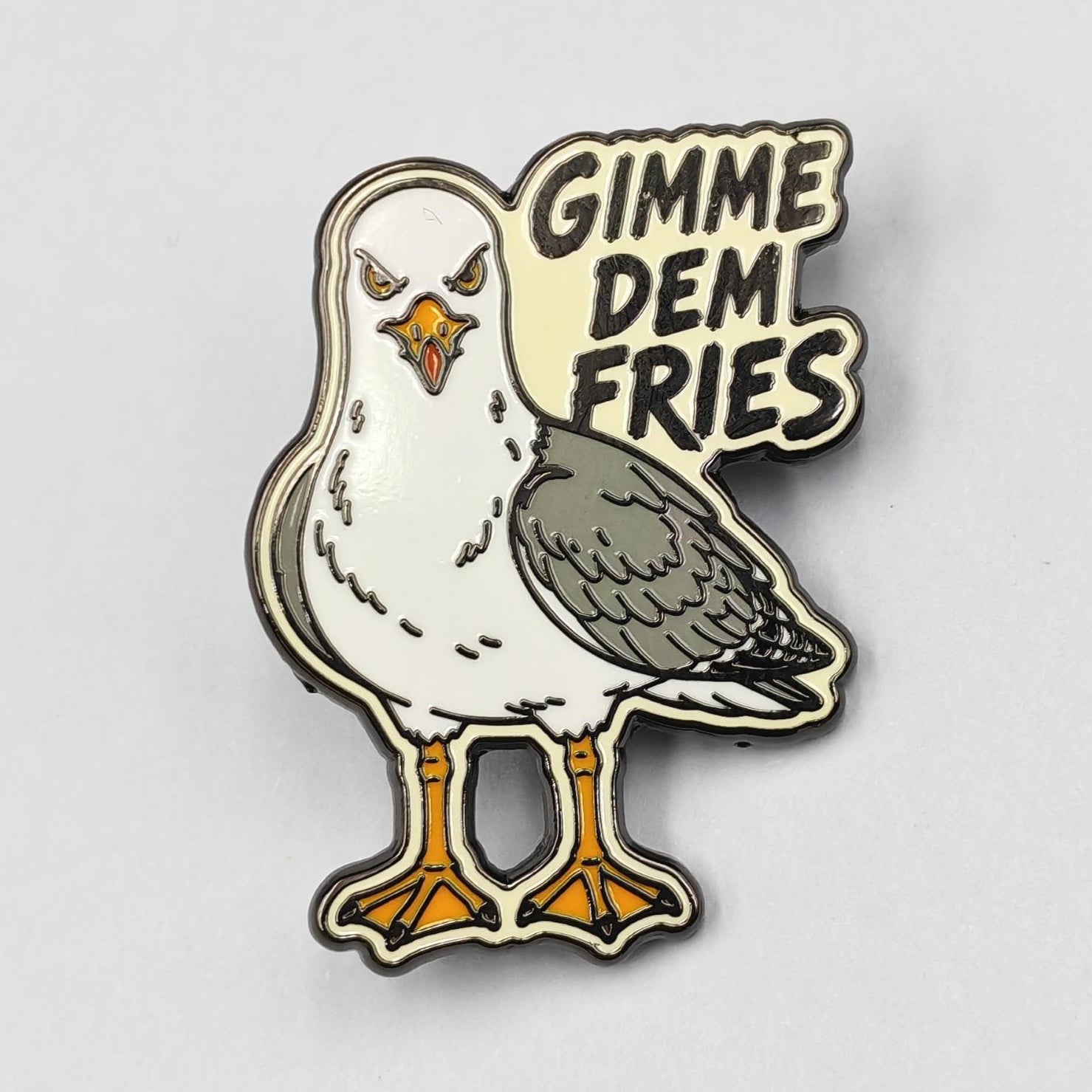 Gimme Dem Fries Enamel Pin - True Jersey