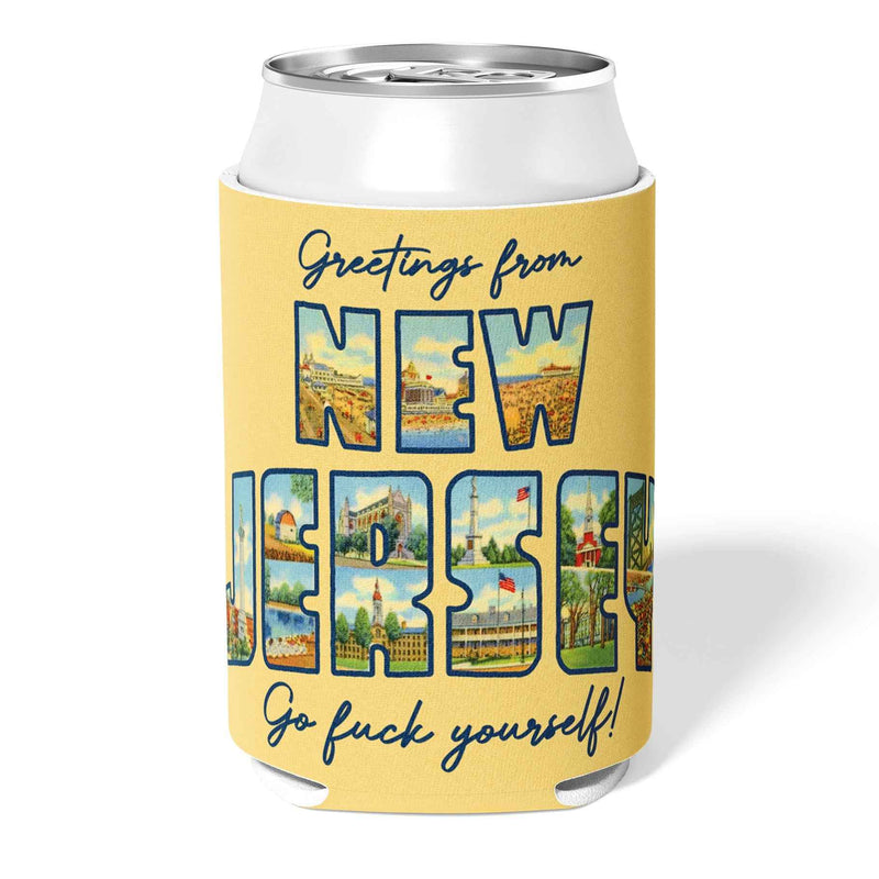 Greetings from "F--k Yourself" Can Cooler - True Jersey