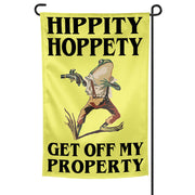 Hippity Hoppety Get Off My Property Garden Flag - True Jersey