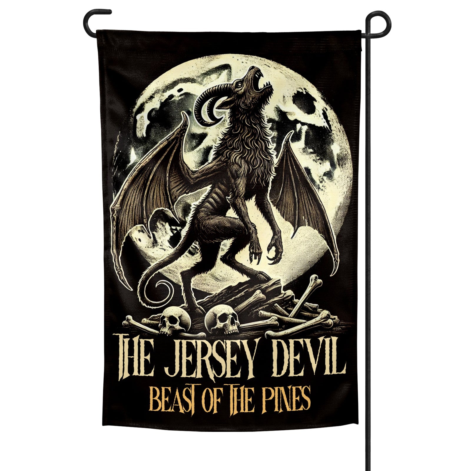 Jersey Devil Beast of the Pines Garden Flag - True Jersey