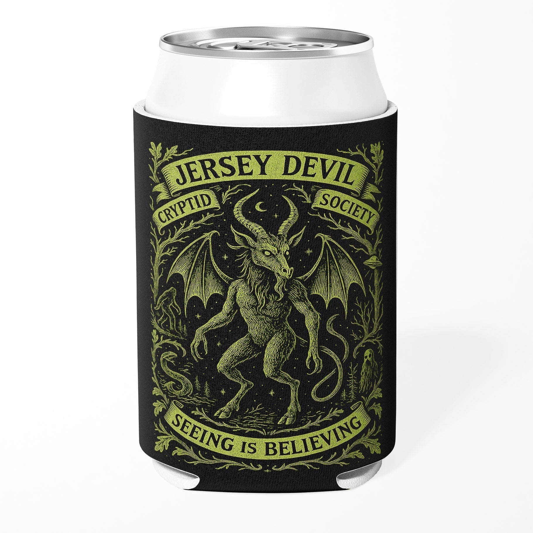 Jersey Devil Cryptid Society Can Cooler - True Jersey