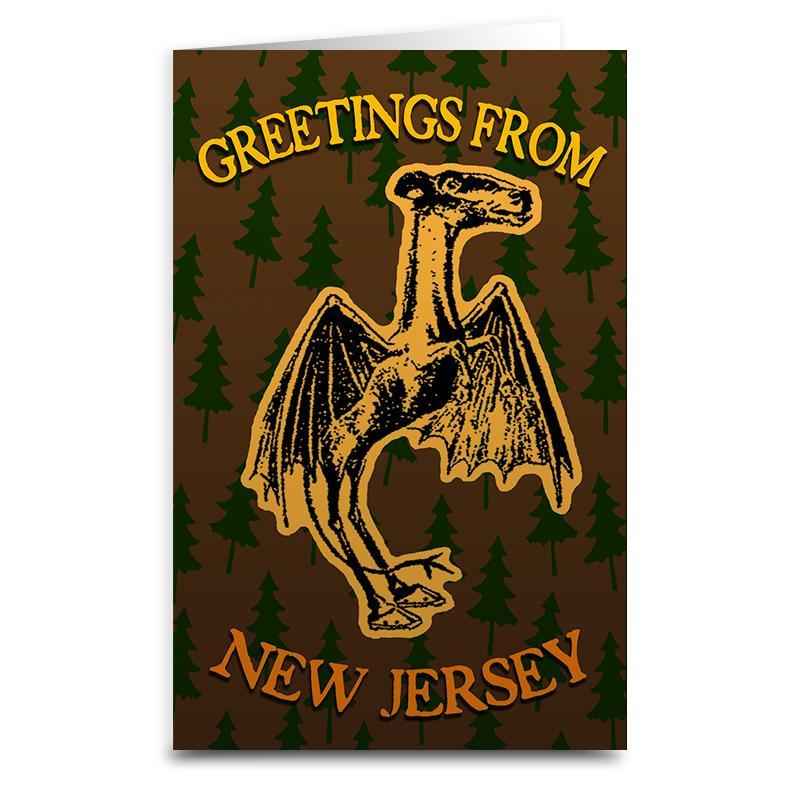 Greetings from the Jersey Devil Greeting Card