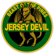 Jersey Devil Highway Sign Car Magnet - True Jersey