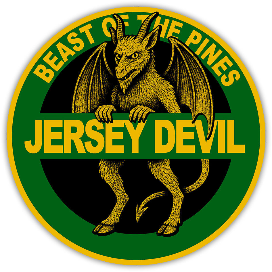 Jersey Devil Highway Sign Car Magnet - True Jersey