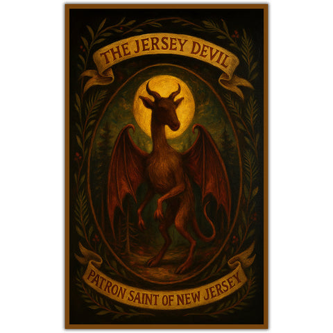 Jersey Devil Patron Saint of New Jersey Sticker