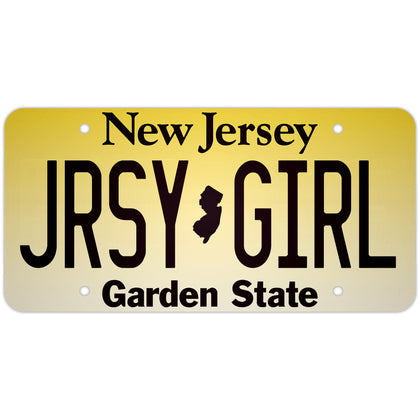 Jersey Girl Decorative License Plate