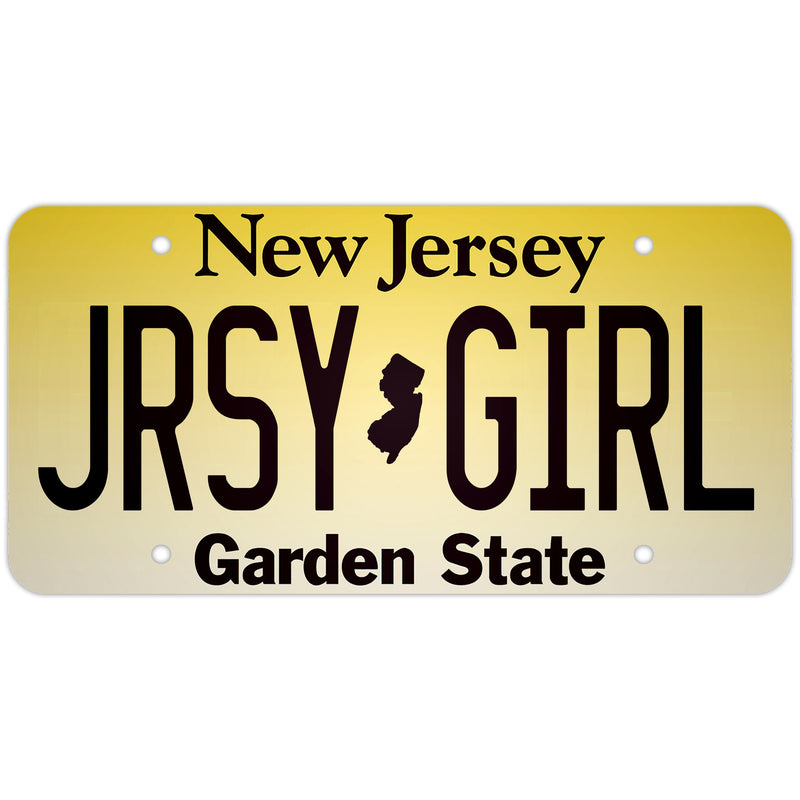Jersey Girl Decorative License Plate - True Jersey