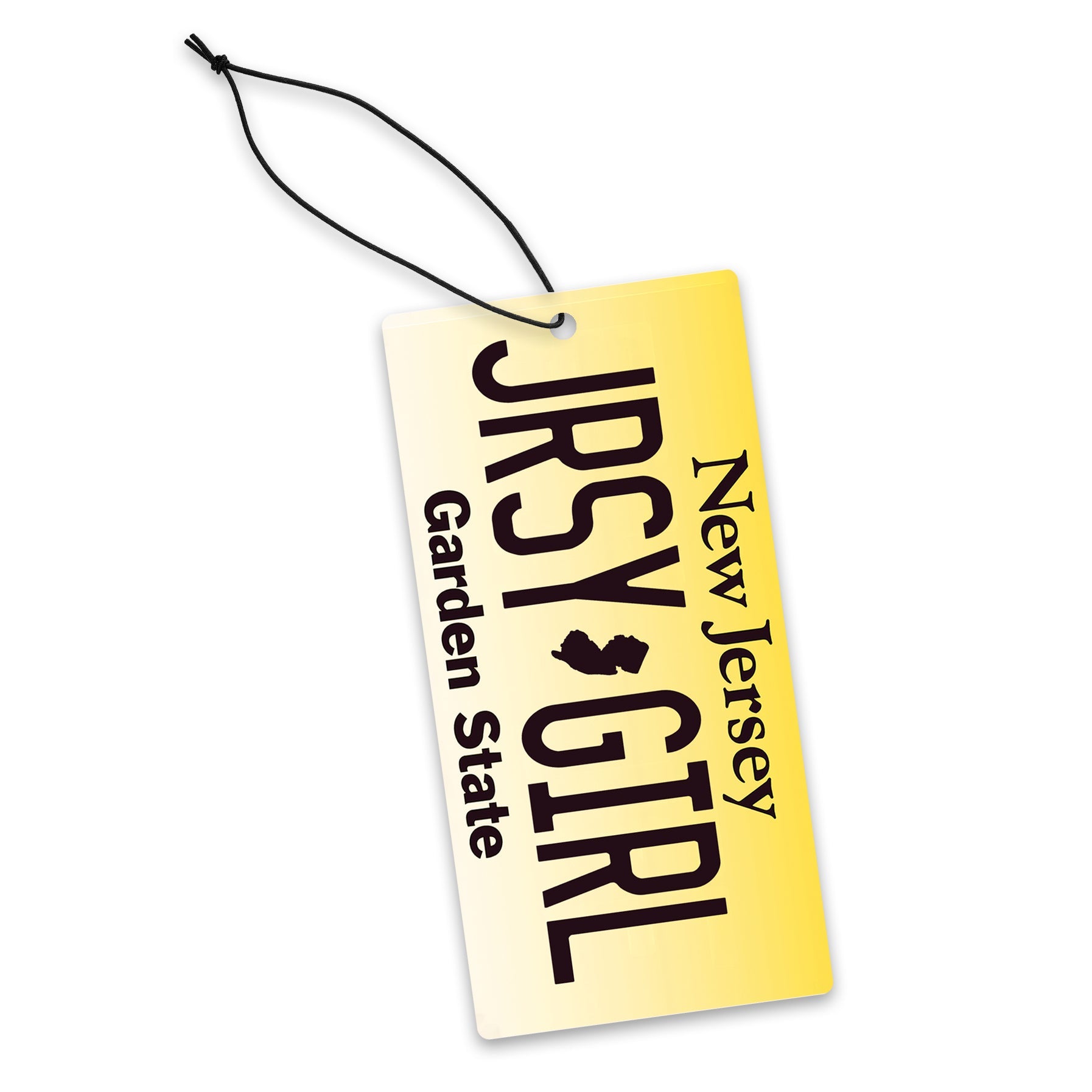 Jersey Girl License Plate Air Freshener - Shady Front