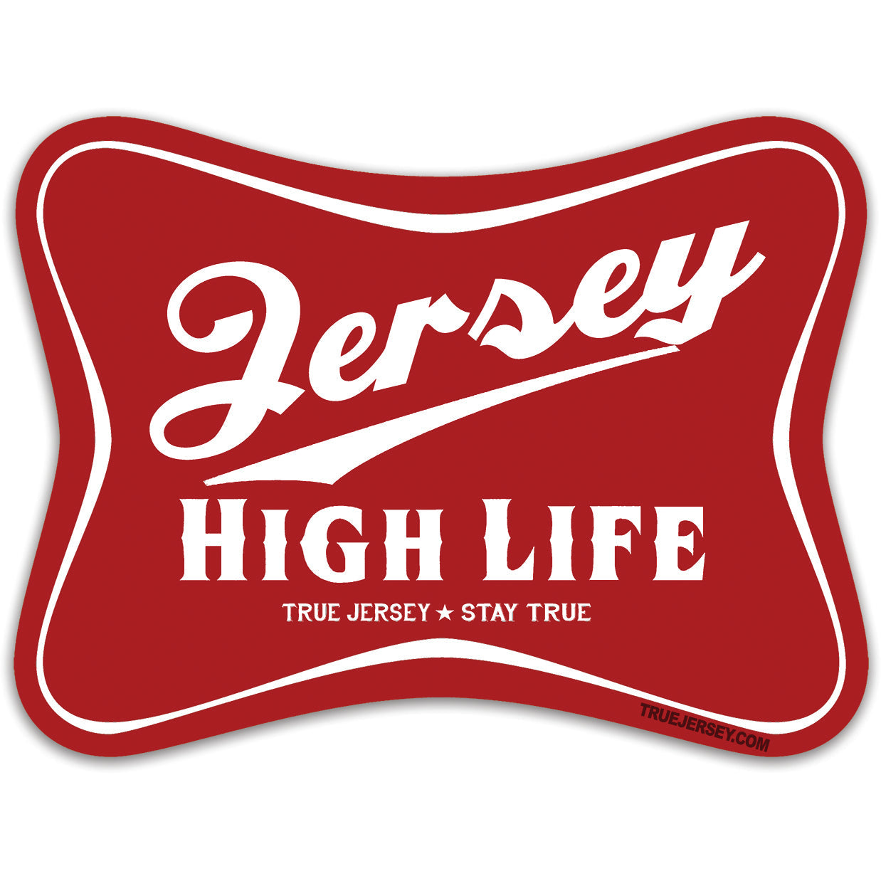 Jersey High Life Car Magnet - Shady Front
