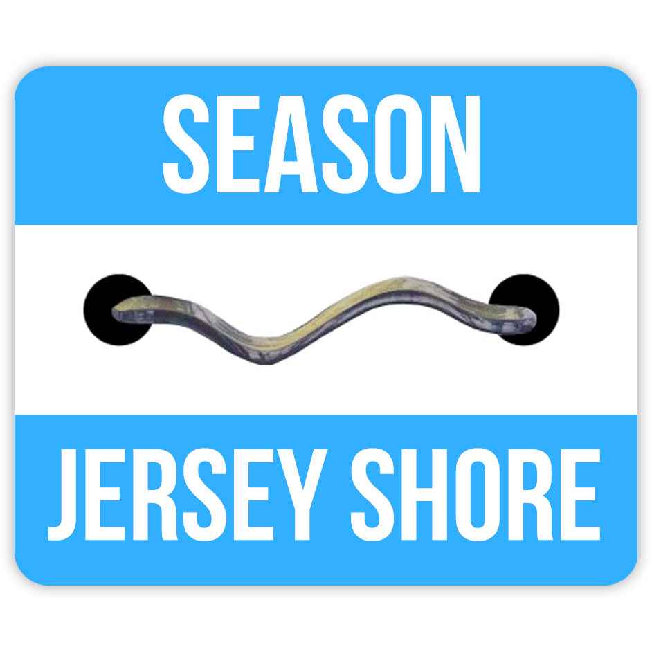 Jersey Shore Season Beach Badge Car Magnet - True Jersey