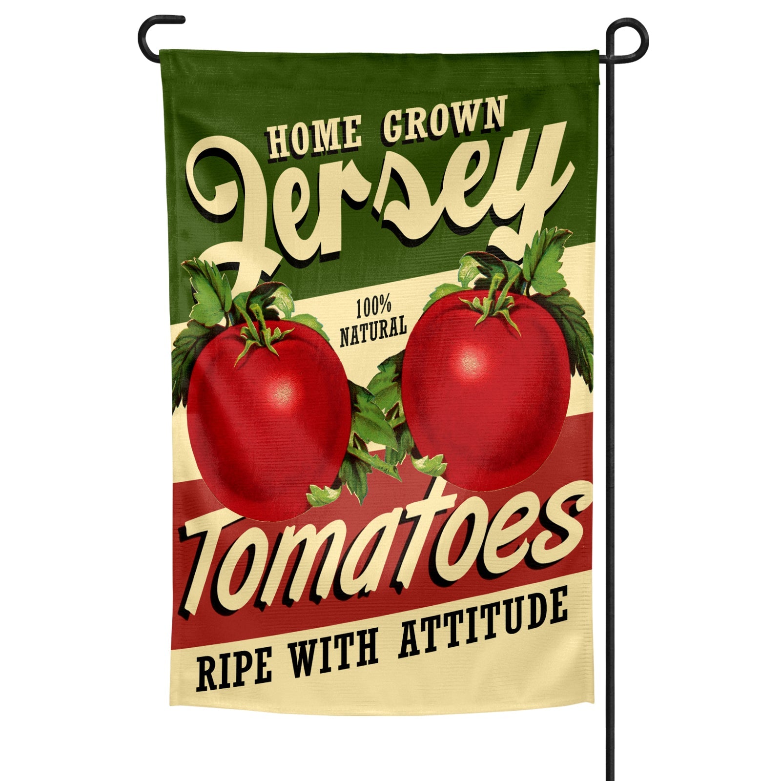 Jersey Tomatoes Garden Flag - True Jersey