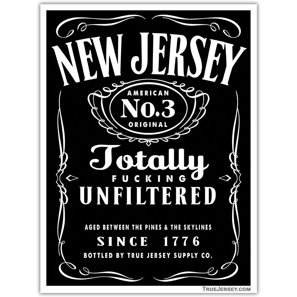 Old Number Three Sticker - Shady Front