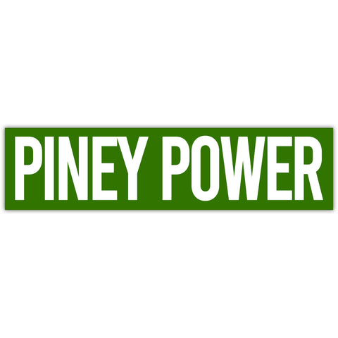 Piney Power Sticker