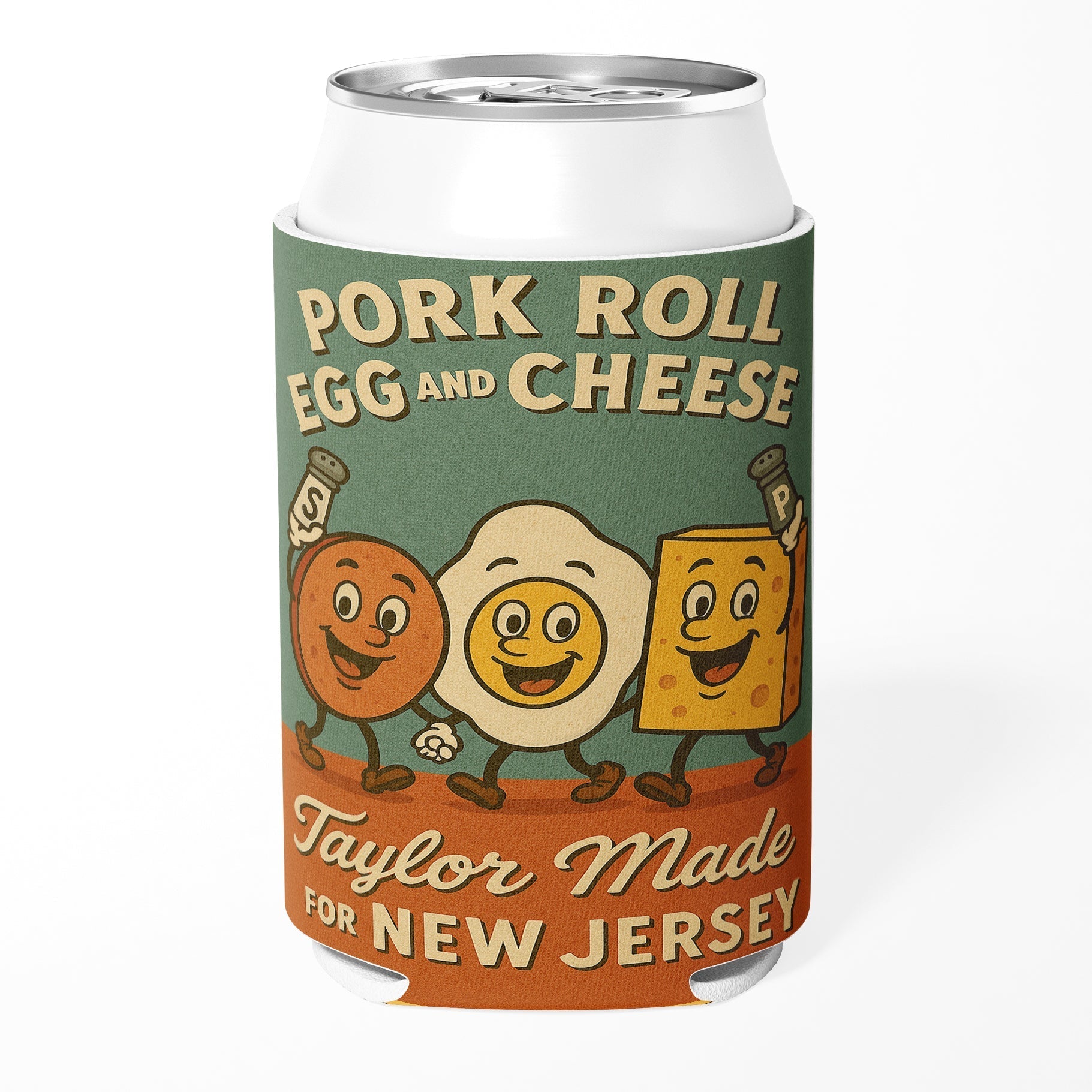 Pork Roll Egg and Cheese Taylor Made Can Cooler - True Jersey