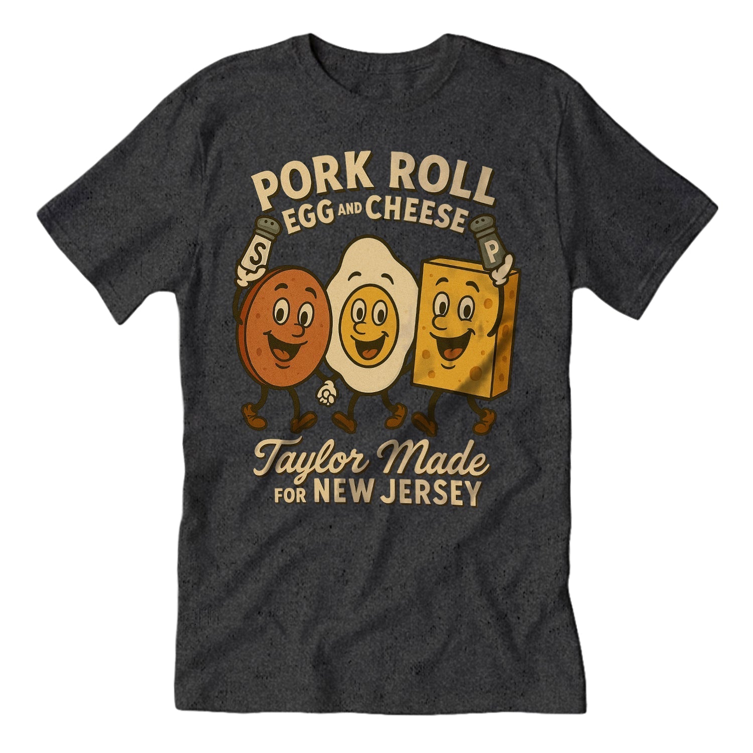 Pork Roll Egg and Cheese Taylor Made T-Shirt - Shady Front