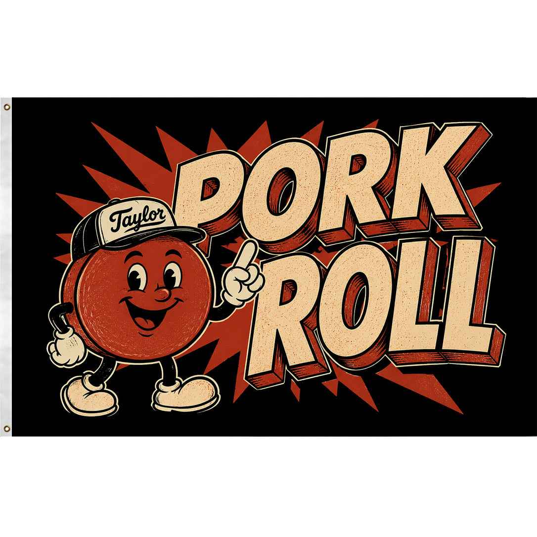 Pork Roll Forever Flag