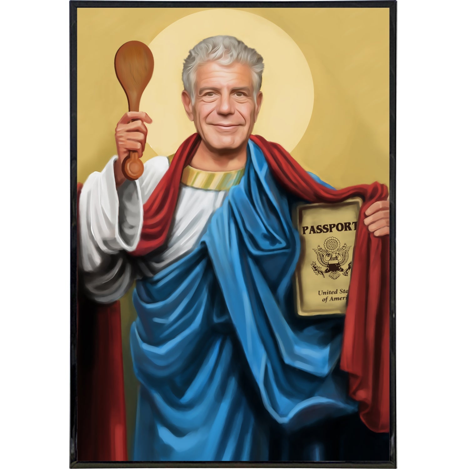 Saint Anthony Bourdain Print - Shady Front