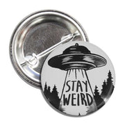 Stay Weird Button - True Jersey