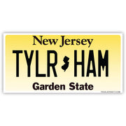 Taylor Ham License Plate Car Magnet - Shady Front