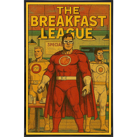 The Breakfast League Poster Print