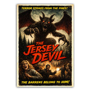 The Jersey Devil Horror Movie Poster Sticker - True Jersey