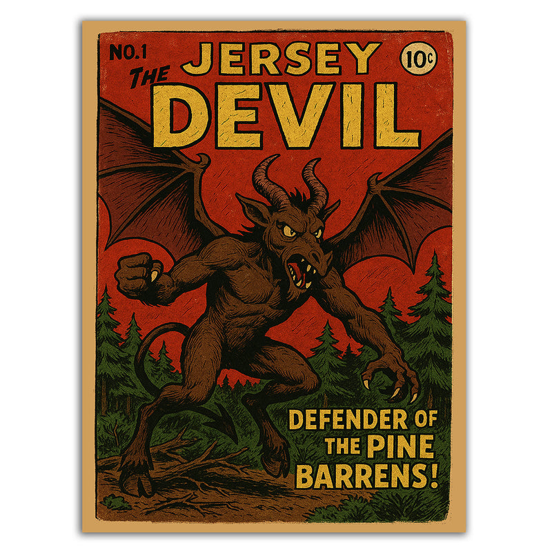 Jersey Devil Number One Sticker - True Jersey
