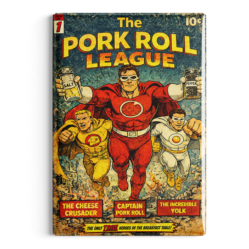 Pork Roll League Fridge Magnet - True Jersey