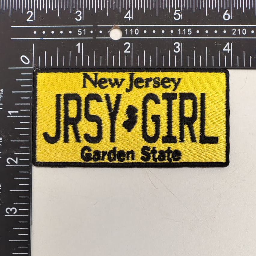 Jersey Girl License Plate Patch - True Jersey