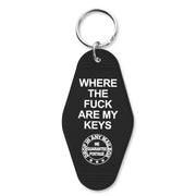 Where the F--k Are My Keys Room Keychain - Shady Front