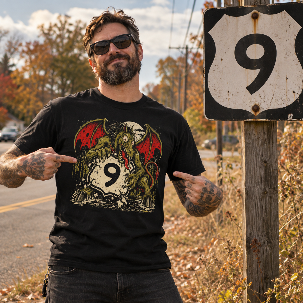 Ed Roth Style Jersey Devil T-Shirt - True Jersey