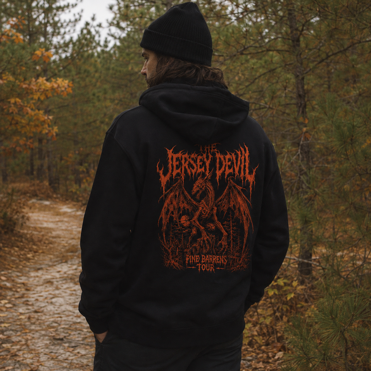 Jersey Devil Pine Barrens Tour Zip Up Hoodie - True Jersey