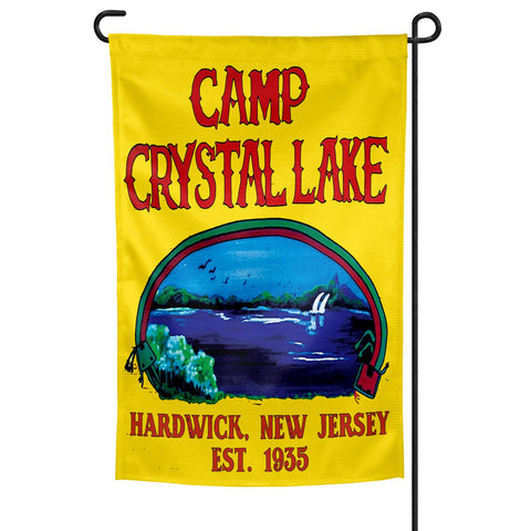 Camp Crystal Lake Garden Flag