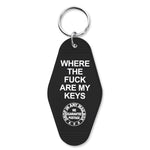 Where the F--k Are My Keys Room Keychain