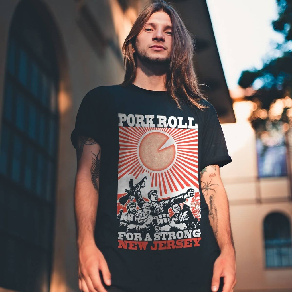 Pork Roll for A Strong New Jersey Guys Shirt Large