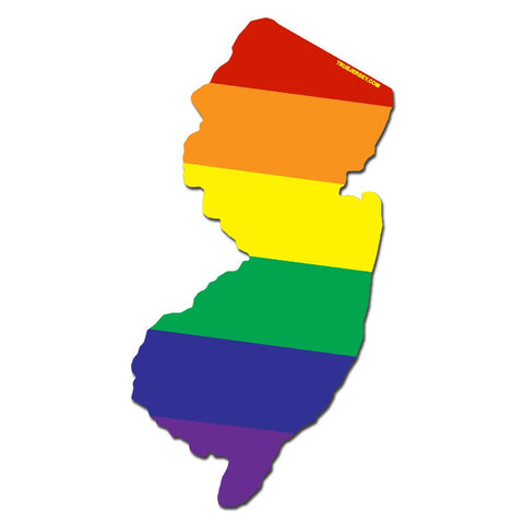 Rainbow Jersey Diecut Sticker - True Jersey