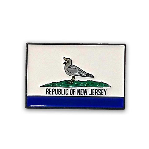 Republic of New Jersey Enamel Pin - True Jersey