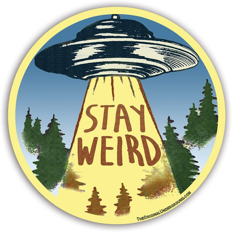 Stay Weird Car Magnet - The Original Underground